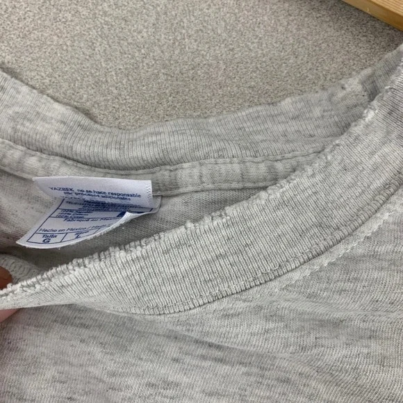 Hotel California Todos Santos Mexico T-Shirt Mens L Grey Floral Graphic Thrashed - Picture 4 of 12